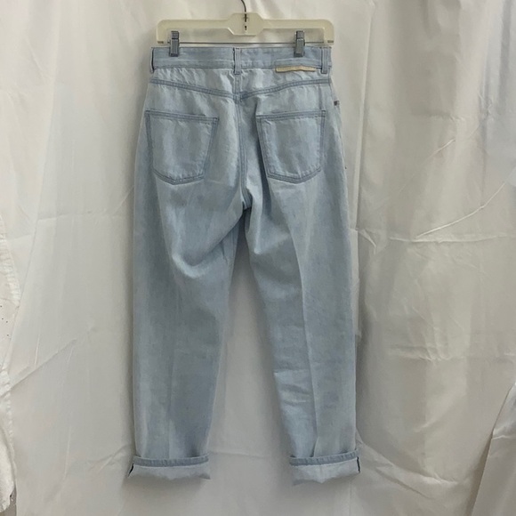 Unique Stella McCartney Barrel-leg Style Tie Dye Pattern Light Blue Jeans, NWOT - Picture 4 of 16
